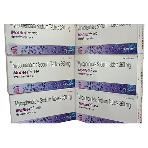 360 MG माइकोफेनोलेट सोडियम टैबलेट्स