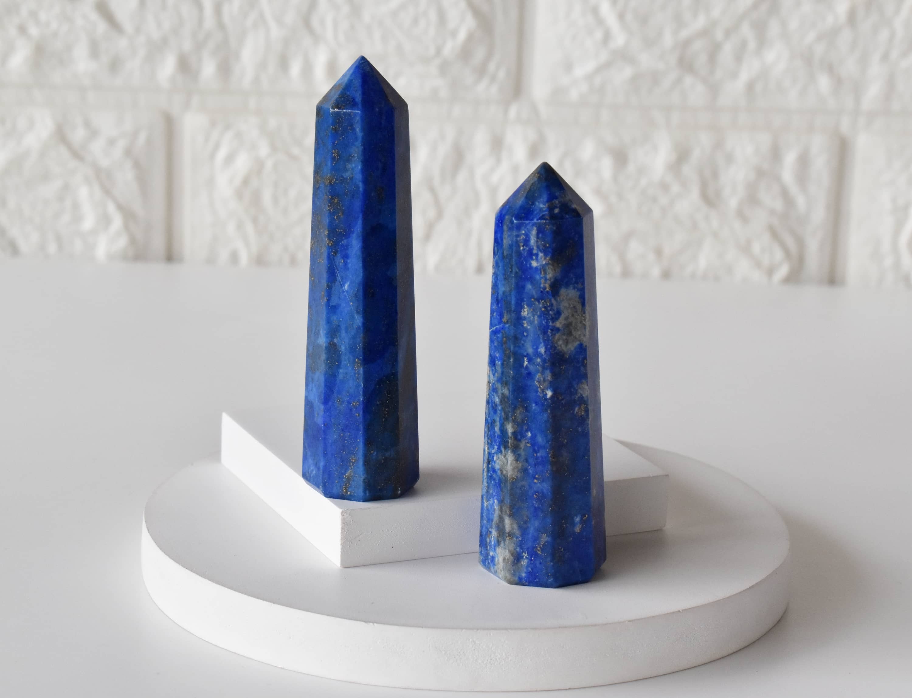 Lapis Lazuli Obelisk Point Crystal Tower - Grade: Aaa