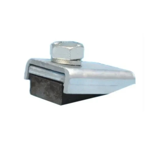 Ms Rail Clamp - Mild Steel, Hard Hardness, Plain Finish , Corrosion-protected Surface For Heavy Load Stability In Rail Systems