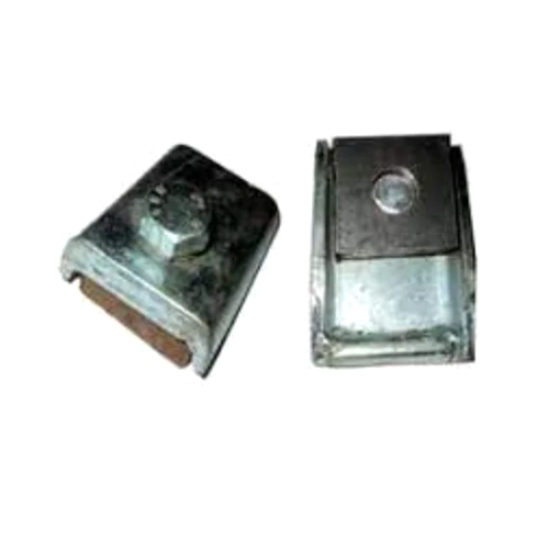 Ms Rail Clamp - Mild Steel, Hard Hardness, Plain Finish , Corrosion-protected Surface For Heavy Load Stability In Rail Systems