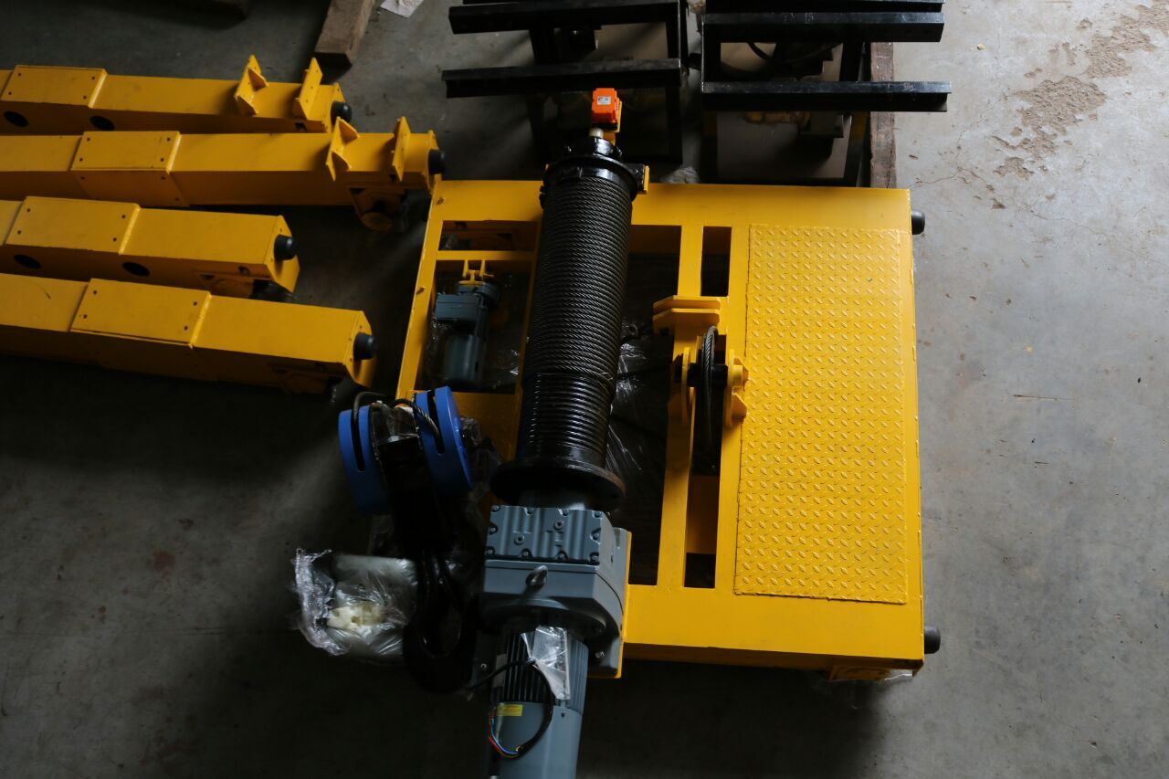 Hoist Crab - 10 Tonne Double Girder, Yellow | Cabin Control, Electric Power Source, 20-30 Meter Span, 1 Year Warranty