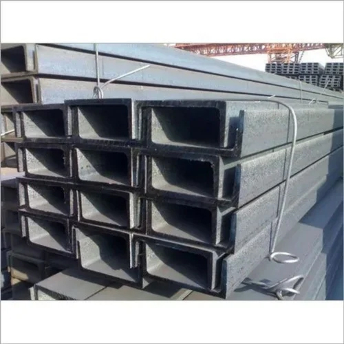 U Shaped Ms Channel - 10 To 12 M Length Mild Steel Material With Powder Coating Finish For Industrial Use