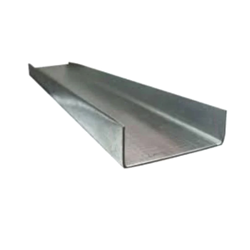 U Shaped Ms Channel - 10 To 12 M Length Mild Steel Material With Powder Coating Finish For Industrial Use