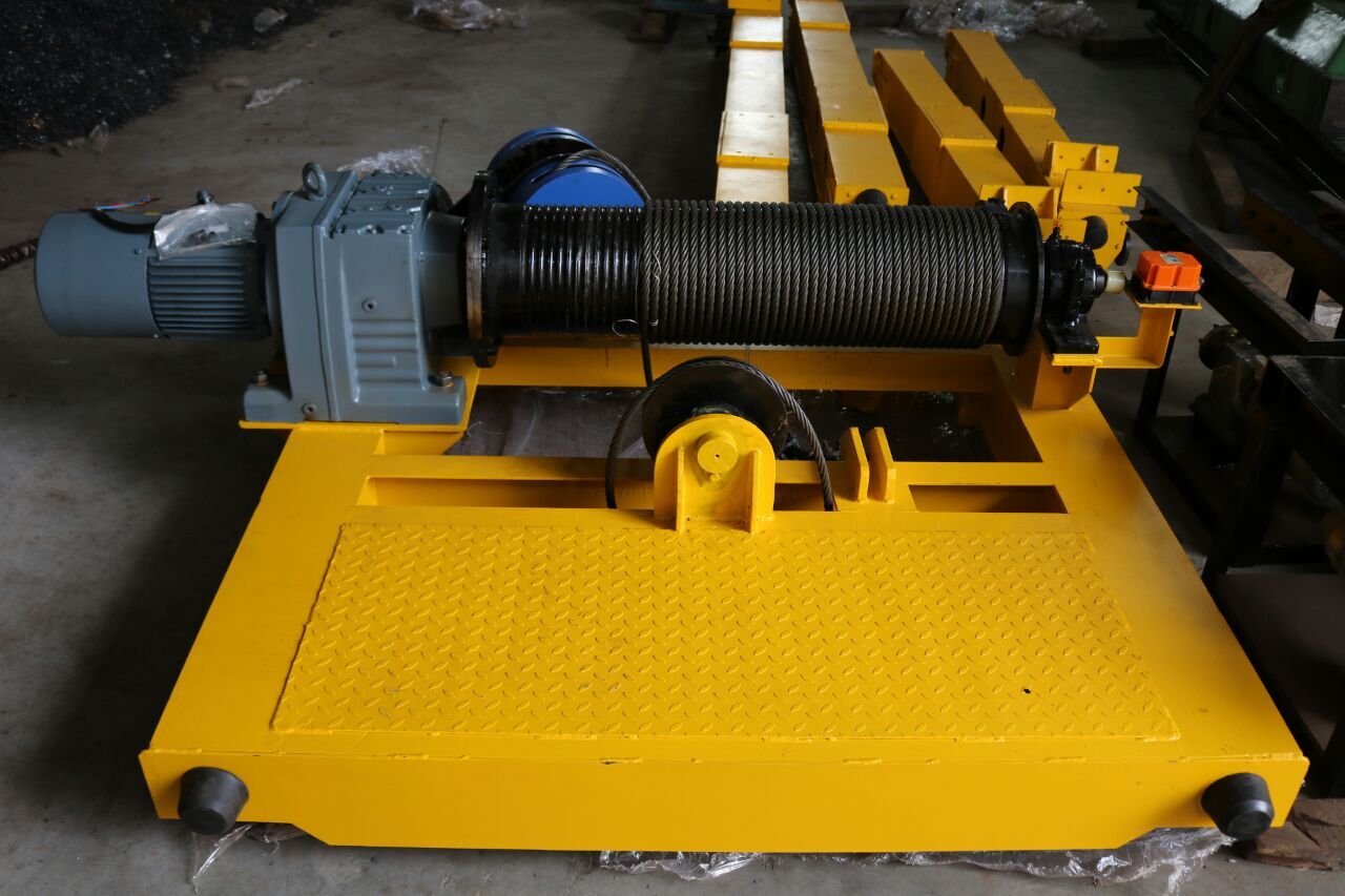 Hoist Crab - 10 Tonne Double Girder, Yellow | Cabin Control, Electric Power Source, 20-30 Meter Span, 1 Year Warranty