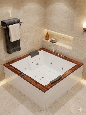 Orion Spa Bath Tub - Color: White