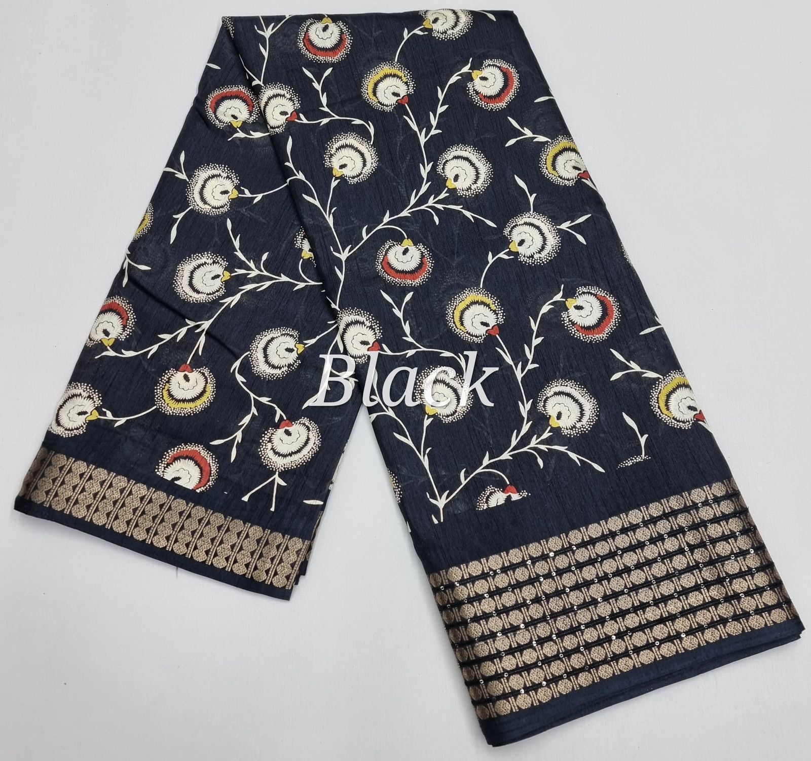 Dola Silk Sarees - Silk, 6.30 Meter, Multicolor | Plain Design, Skin Friendly, Washable, Printed Pattern, Party Wear, Summer Suitable