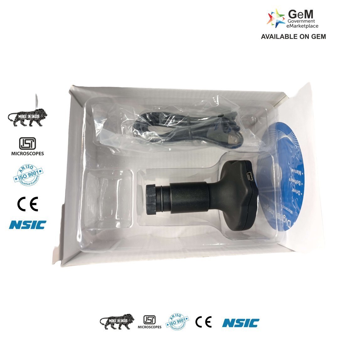 1.3 Mega Pixel Microscope Camera - Color: Black