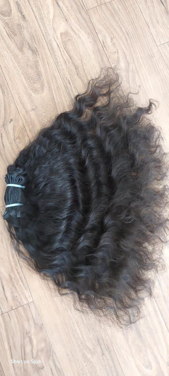 Curly Hair Weft - Color: Any
