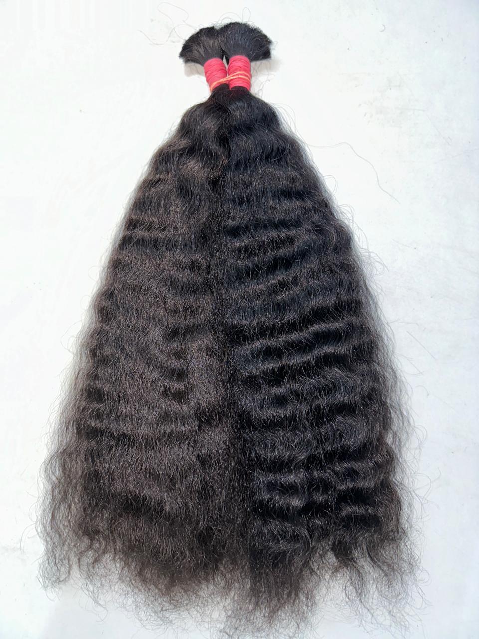 Curly Hair Weft - Color: Any