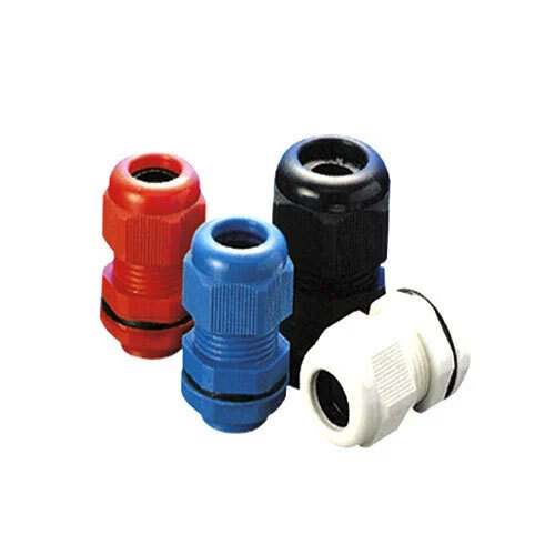 PG Nylon Cable Gland - Durable Plastic, 12mm (L*W*H) , Solid Round Conductor for Industrial Applications, Warranty Included