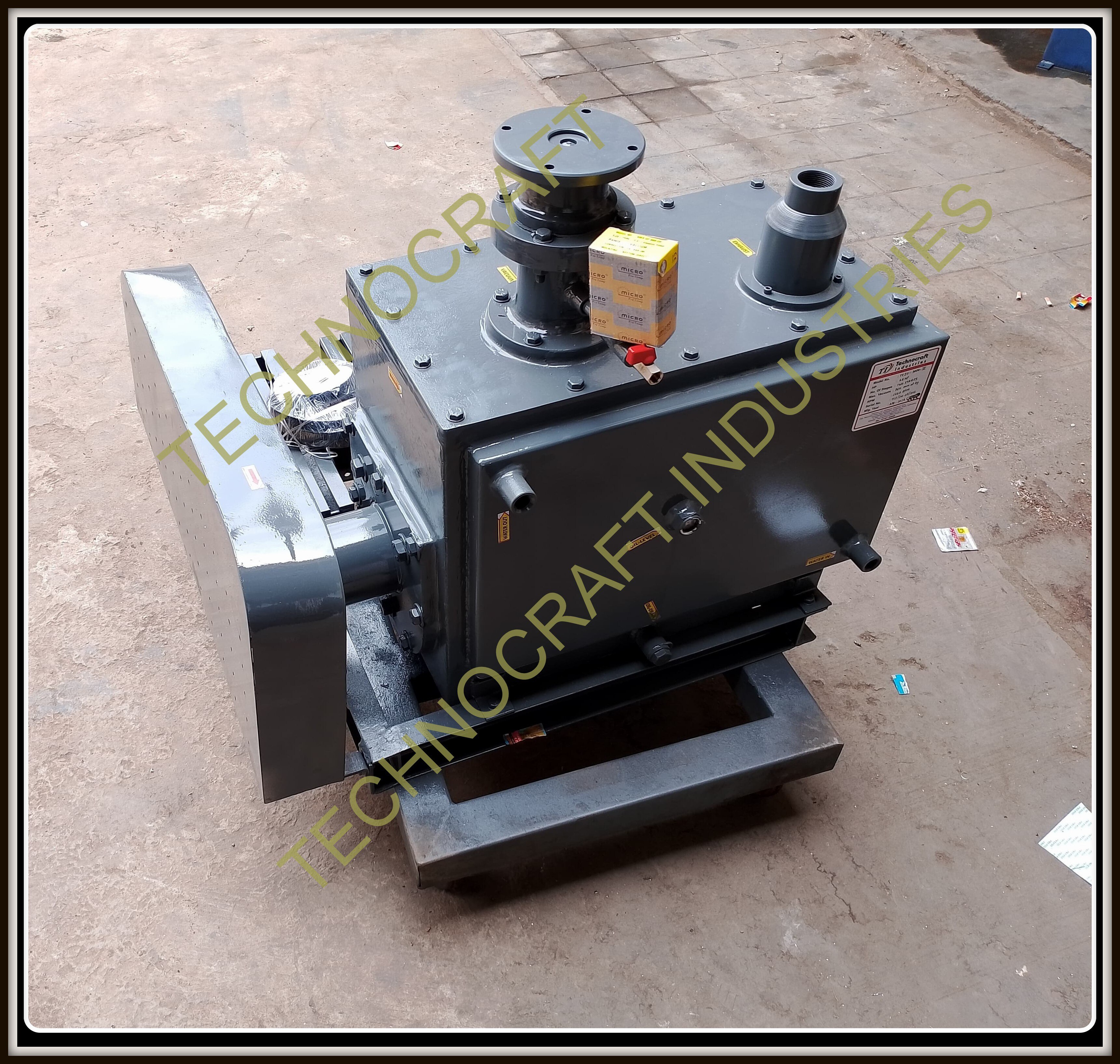 Double Stage Oil Sealed Vacuum Pump - Color: Grey