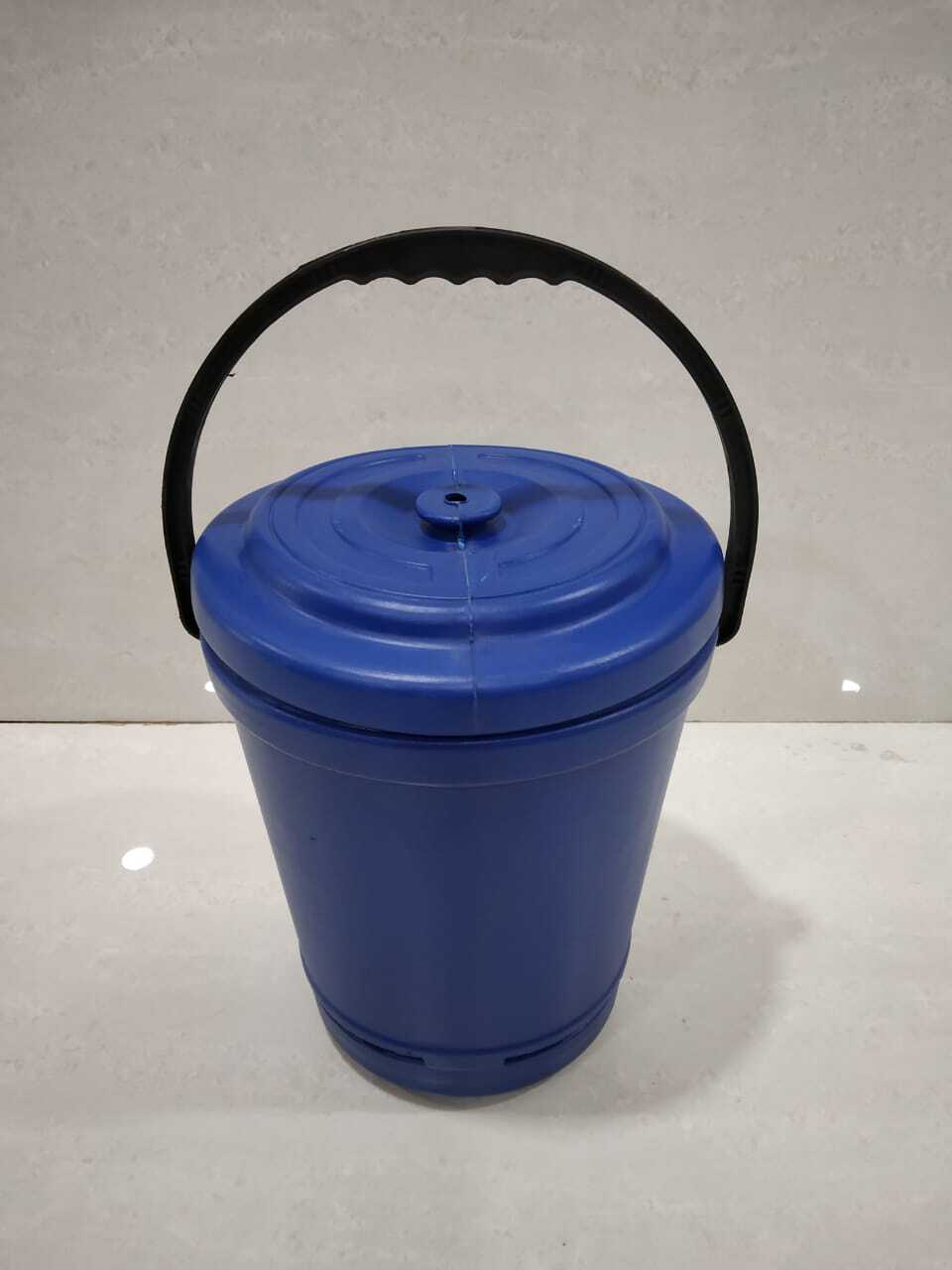 20 Litre Plastic Dustbin - Color: Blue