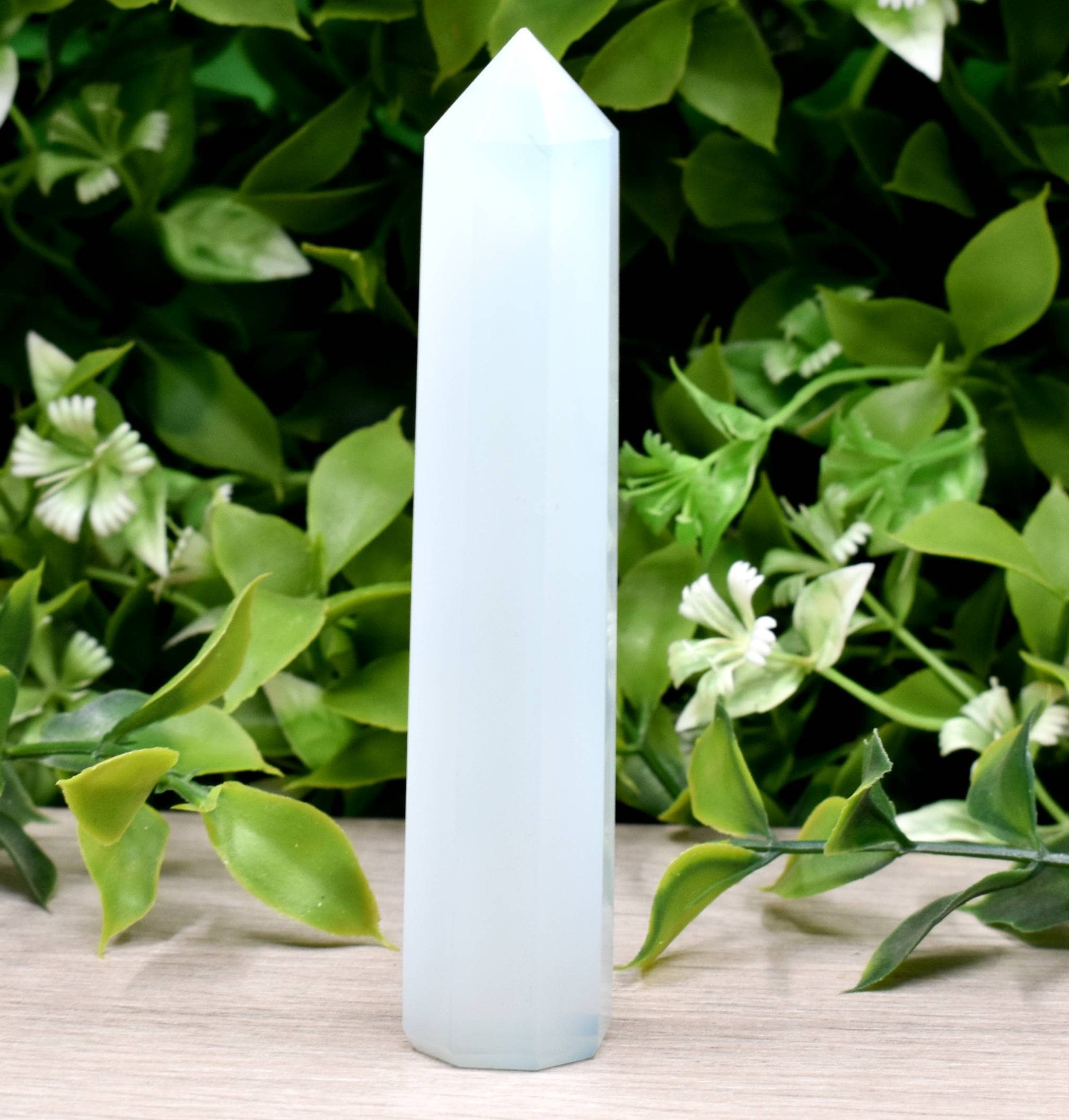 Opal Obelisk Crystal Tower - 3-4 Inch Natural Energy Amplifier, Aaa Grade, Smooth Polished Surface, 76 Grams