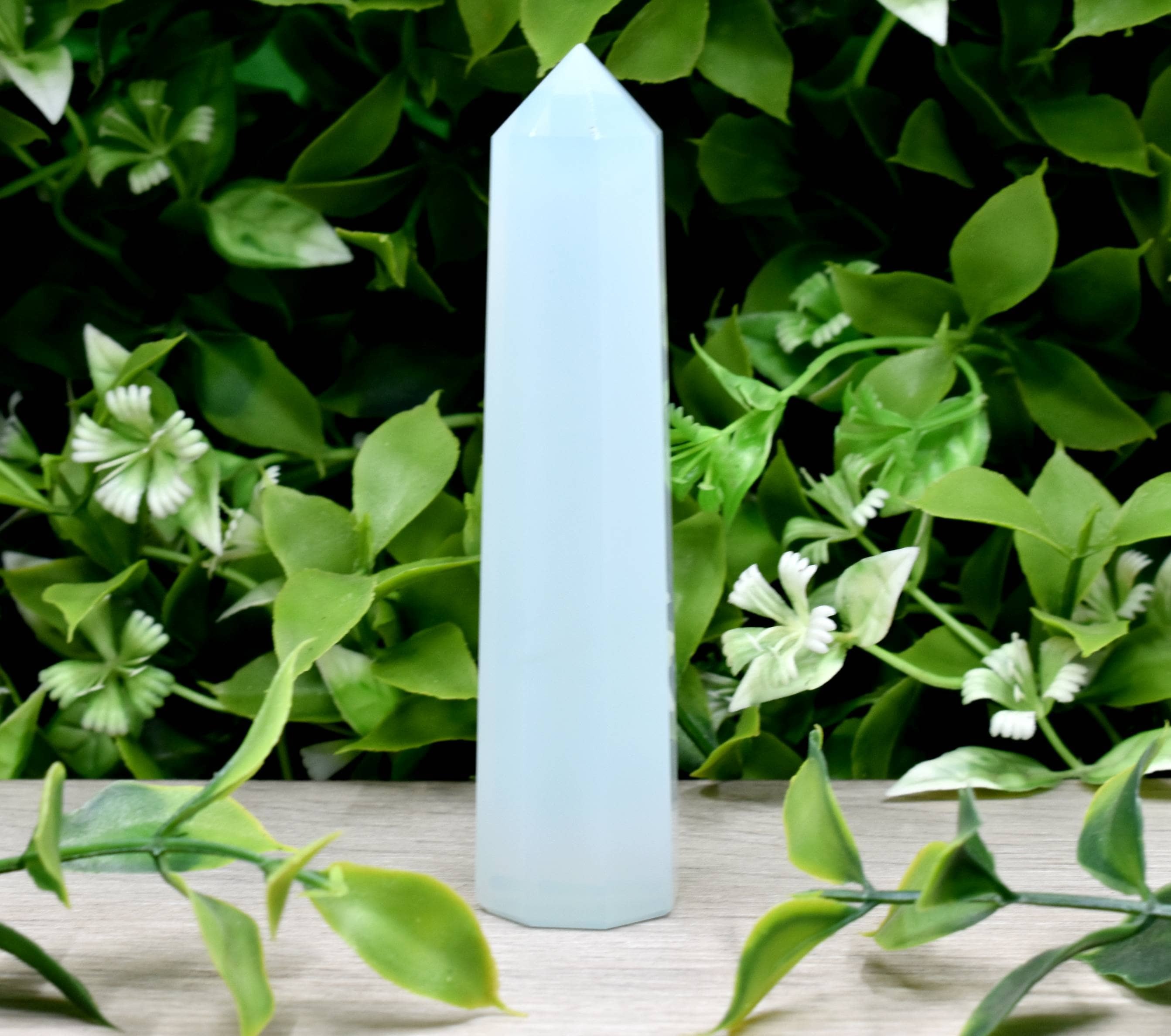 Opal Obelisk Crystal Tower - 3-4 Inch Natural Energy Amplifier, Aaa Grade, Smooth Polished Surface, 76 Grams