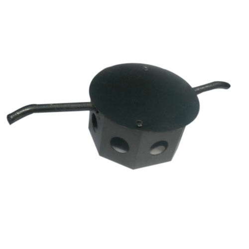 Black Powder Coated Fan Concealed Box - Stainless Steel, IP67 Protection Level, Galvanized Plated Surface Treatment | Smooth Paint Finishing, Warranty Included