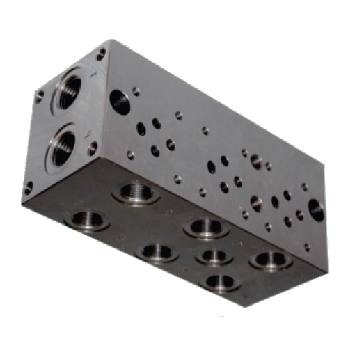 Pneumatic Manifold Block - Body Material: Steel