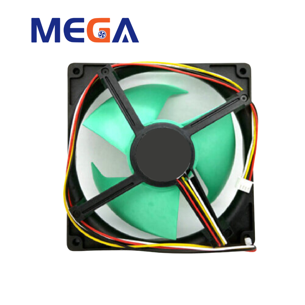 Mega Custom Waterproof Efficient 12v 125x125x38mm Brushless Cooling Fan For Computer Server Household Appliance Telecommunications Equipment
