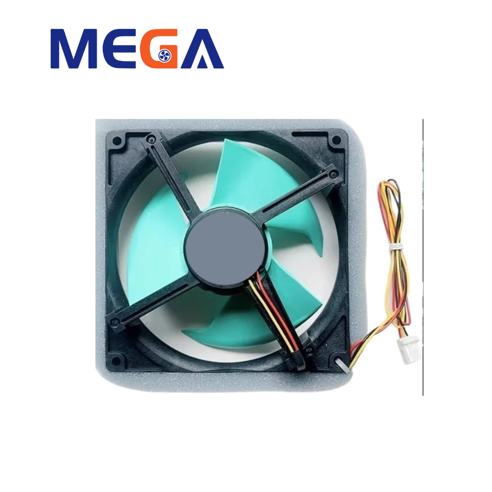 Mega Custom Waterproof Efficient 12v 125x125x38mm Brushless Cooling Fan For Computer Server Household Appliance Telecommunications Equipment