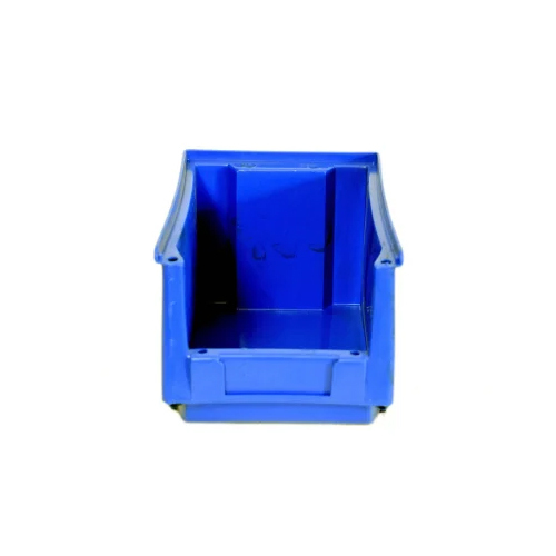 25 Plastic Crate Bin - High-Quality Plastic, 230x150x127mm, Blue Color - Stackable Design, 2-Way Handlift Feature, Versatile Storage Solution