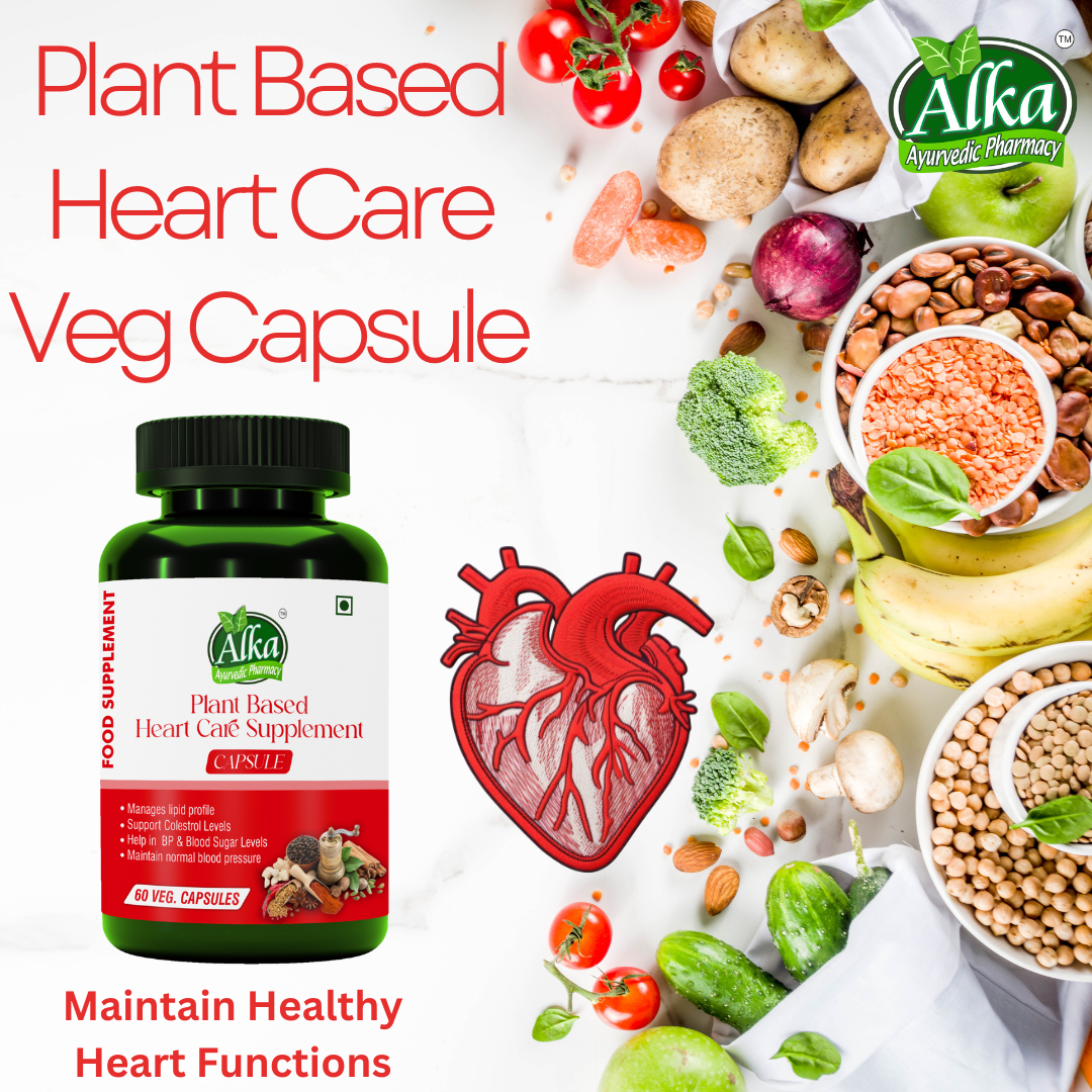 Plant Based Heart Care Veg Capsules - Age Group: For Adults