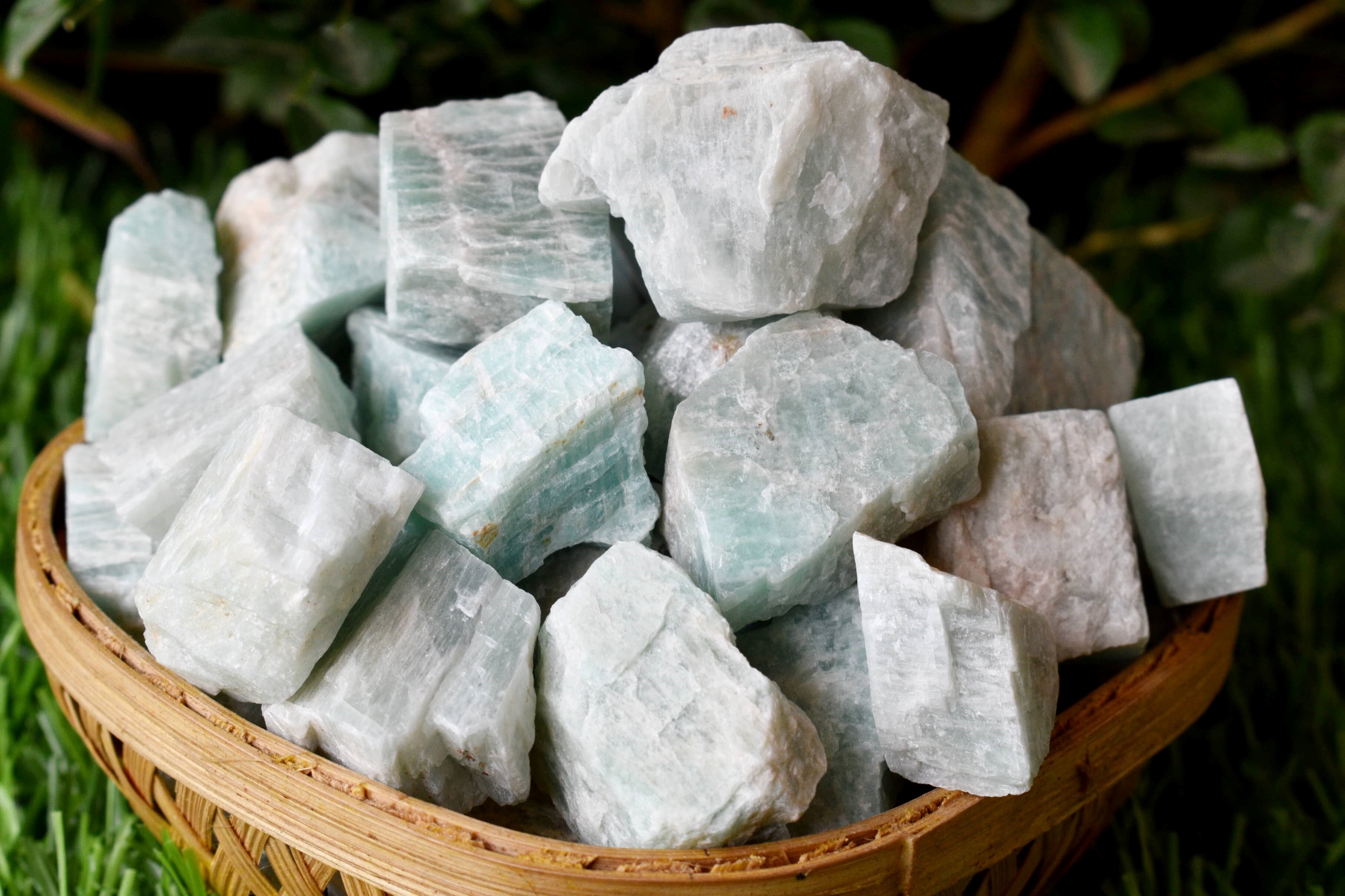 Amazonite Rough Stone Crystal Raw Stone Rough Rock - Grade: Aaa