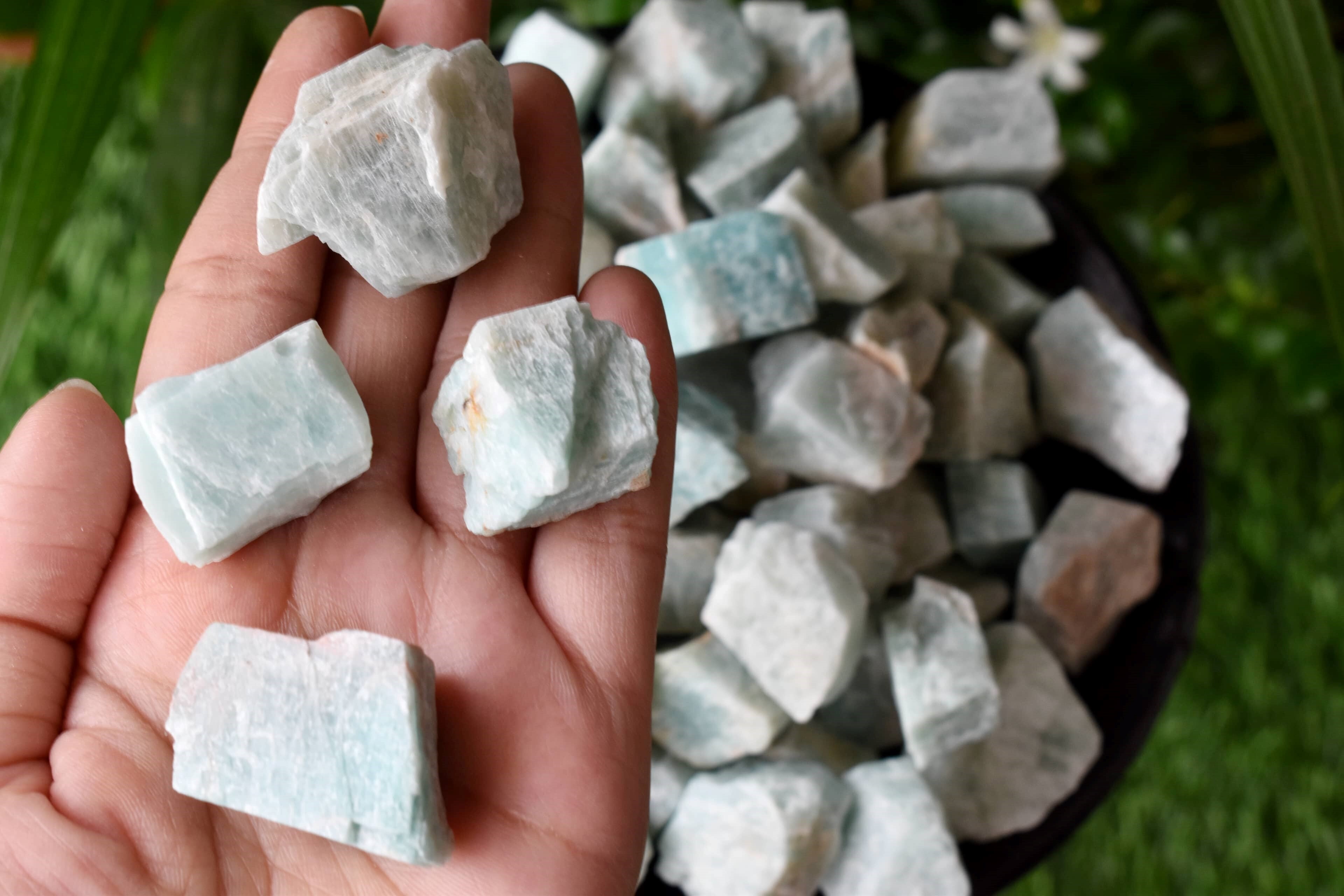 Amazonite Rough Stone Crystal Raw Stone Rough Rock - Grade: Aaa