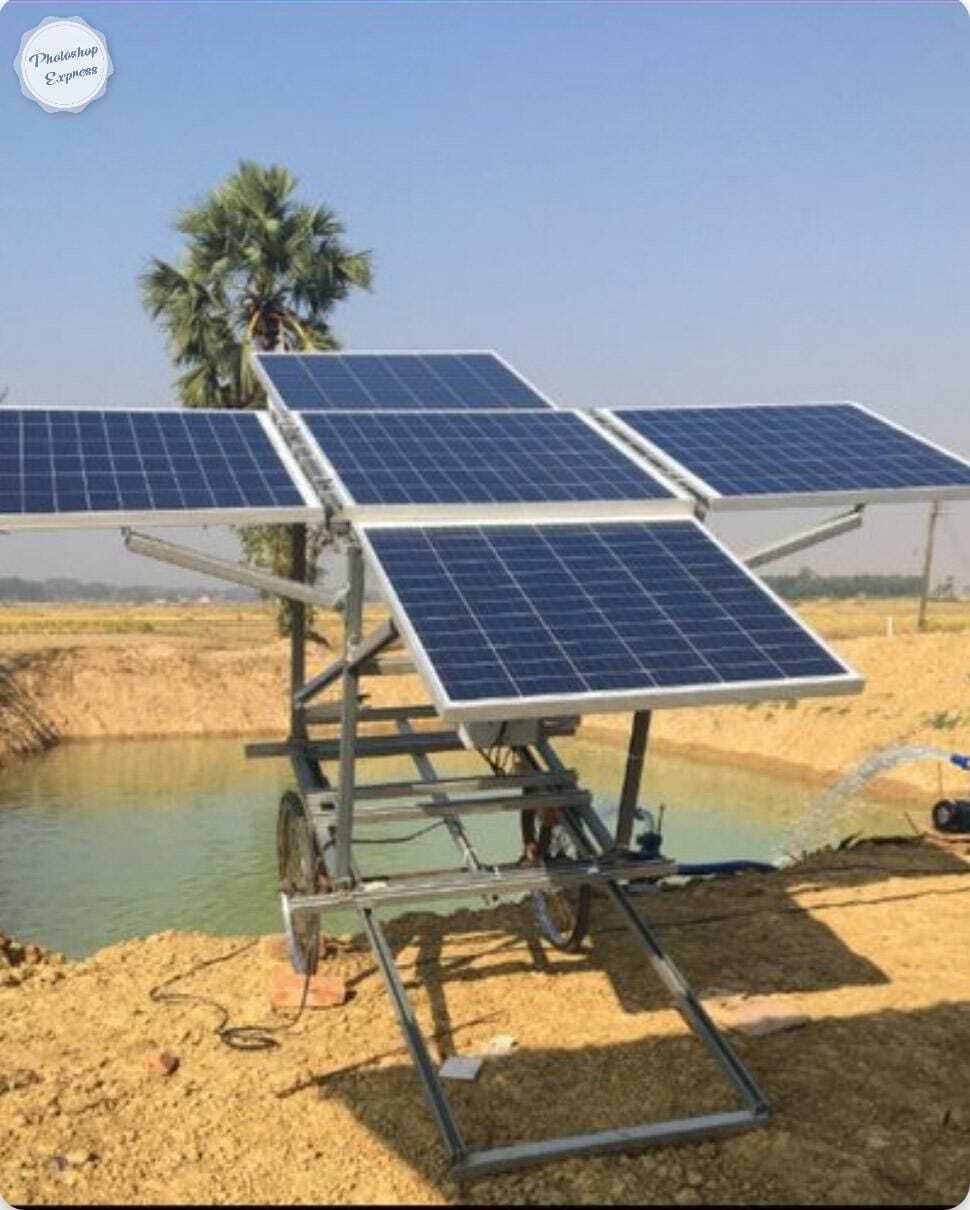 Black Dm Solar Pumping Moving System