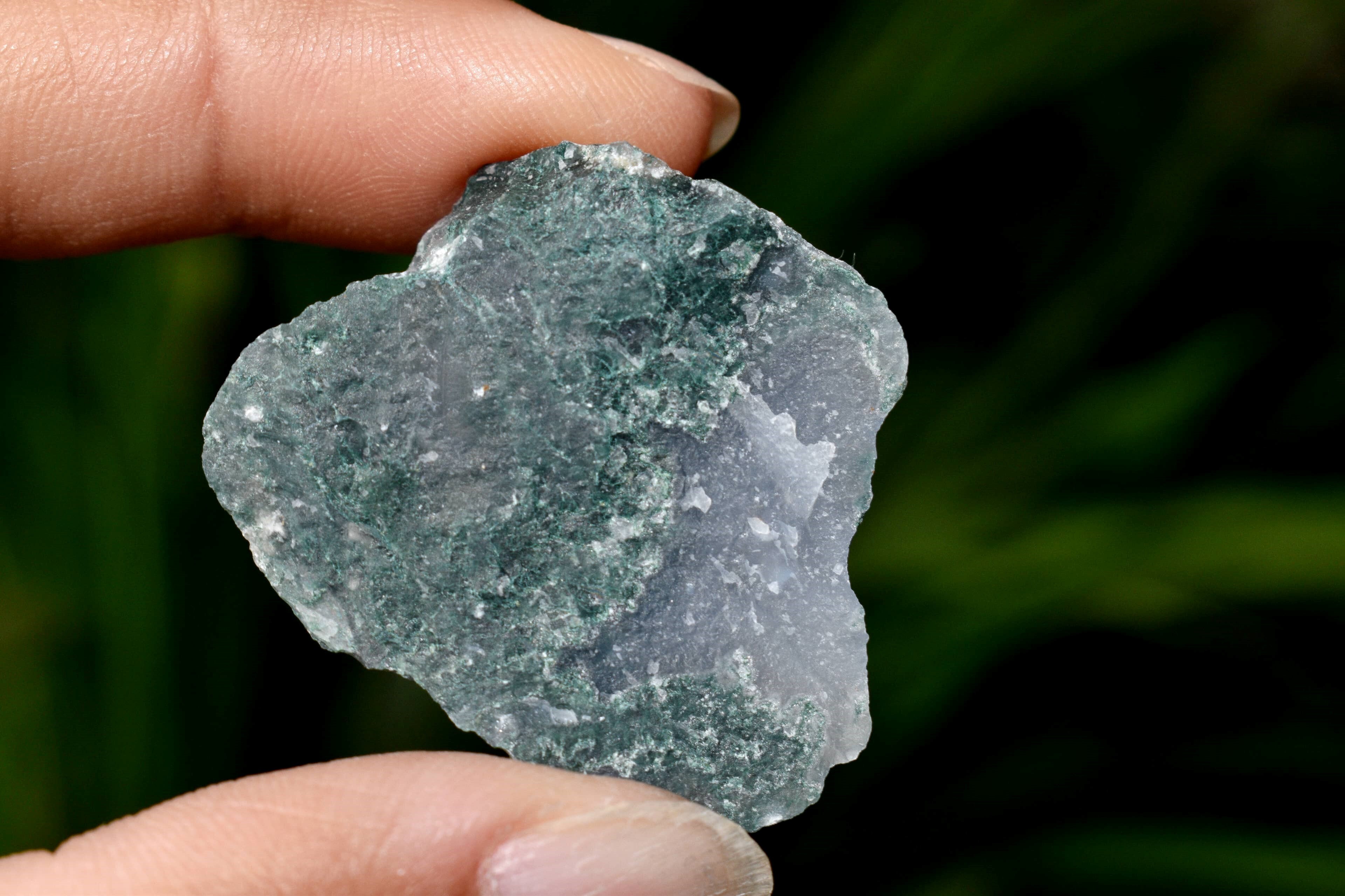 Moss Agate Rough Stone Crystal Raw Stone Rough Rock - Grade: Aaa