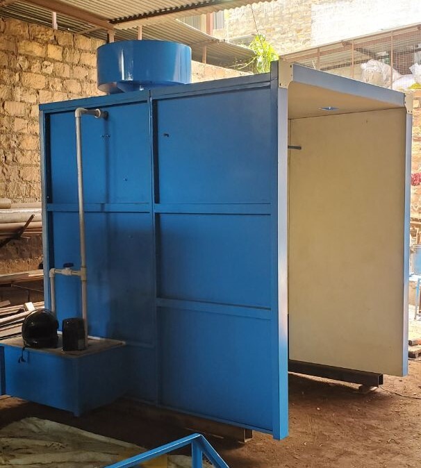 Water Curtain Paint Spray Booth Capacity: 8-10 Hours Ton/day