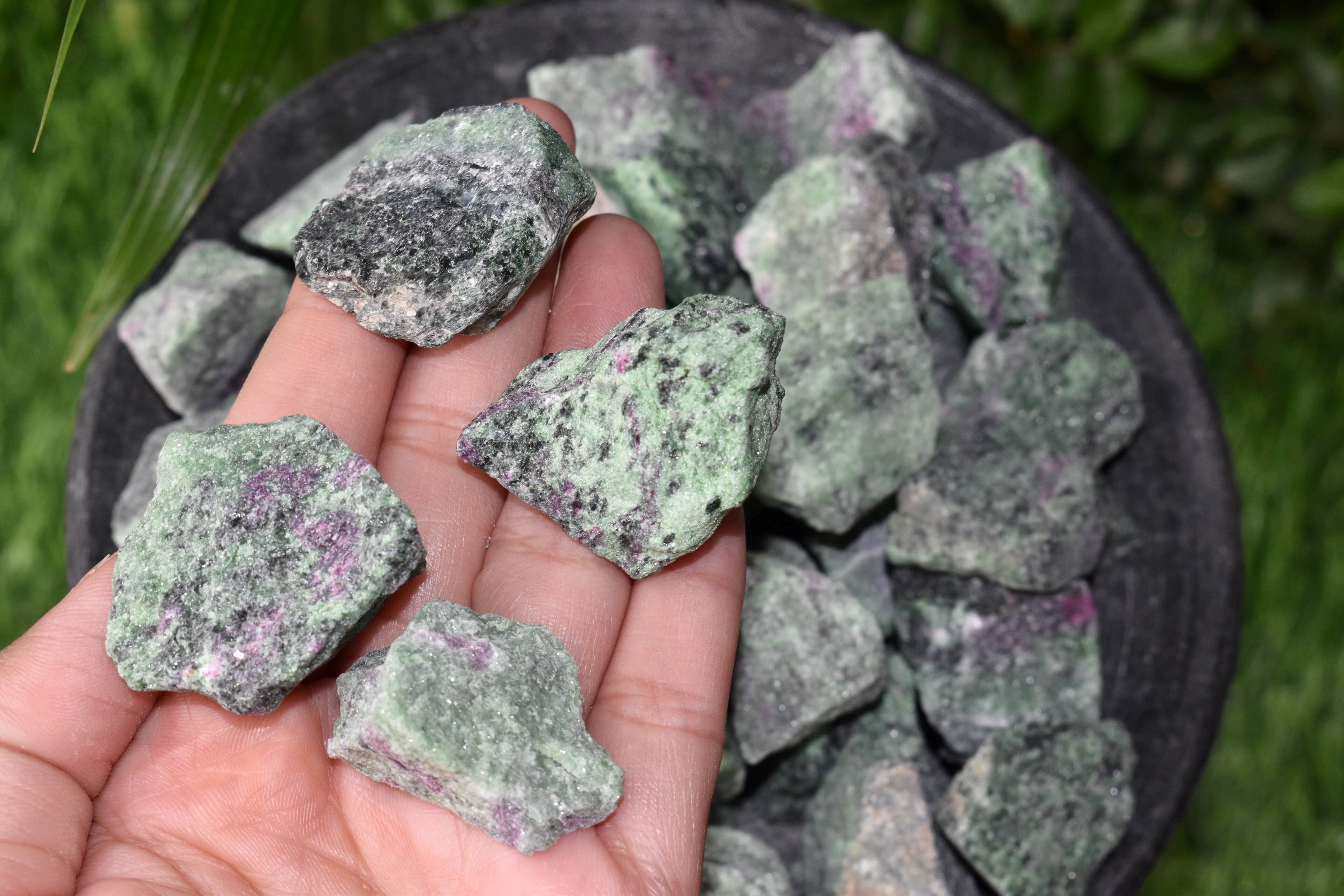 Ruby Zosite Rough Stone Crystal Raw Stone Rough Stone - Grade: Aaa