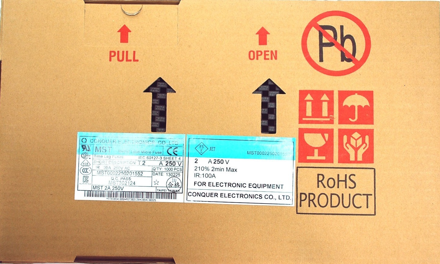 Mst005 T5a 5a 250v Mst Radial Lead Micro Fuse - Size=8.35x7.7x4.3mm Industrial Application Ip54 Protection Level Warranty Included