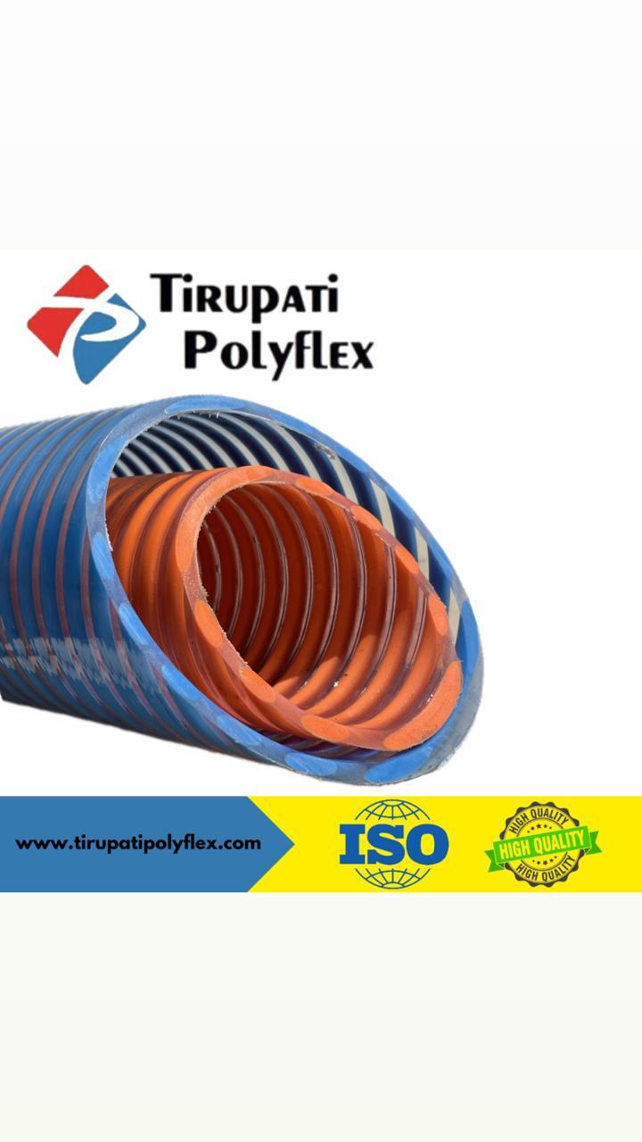 Anmol Pvc Suction Hose - 30 Meter Length, 0.75 To 10 Inches Size | All Colors Available, Durable And Flexible For Agricultural And Industrial Use