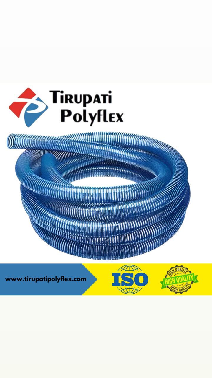 Anmol Pvc Suction Hose - 30 Meter Length, 0.75 To 10 Inches Size | All Colors Available, Durable And Flexible For Agricultural And Industrial Use