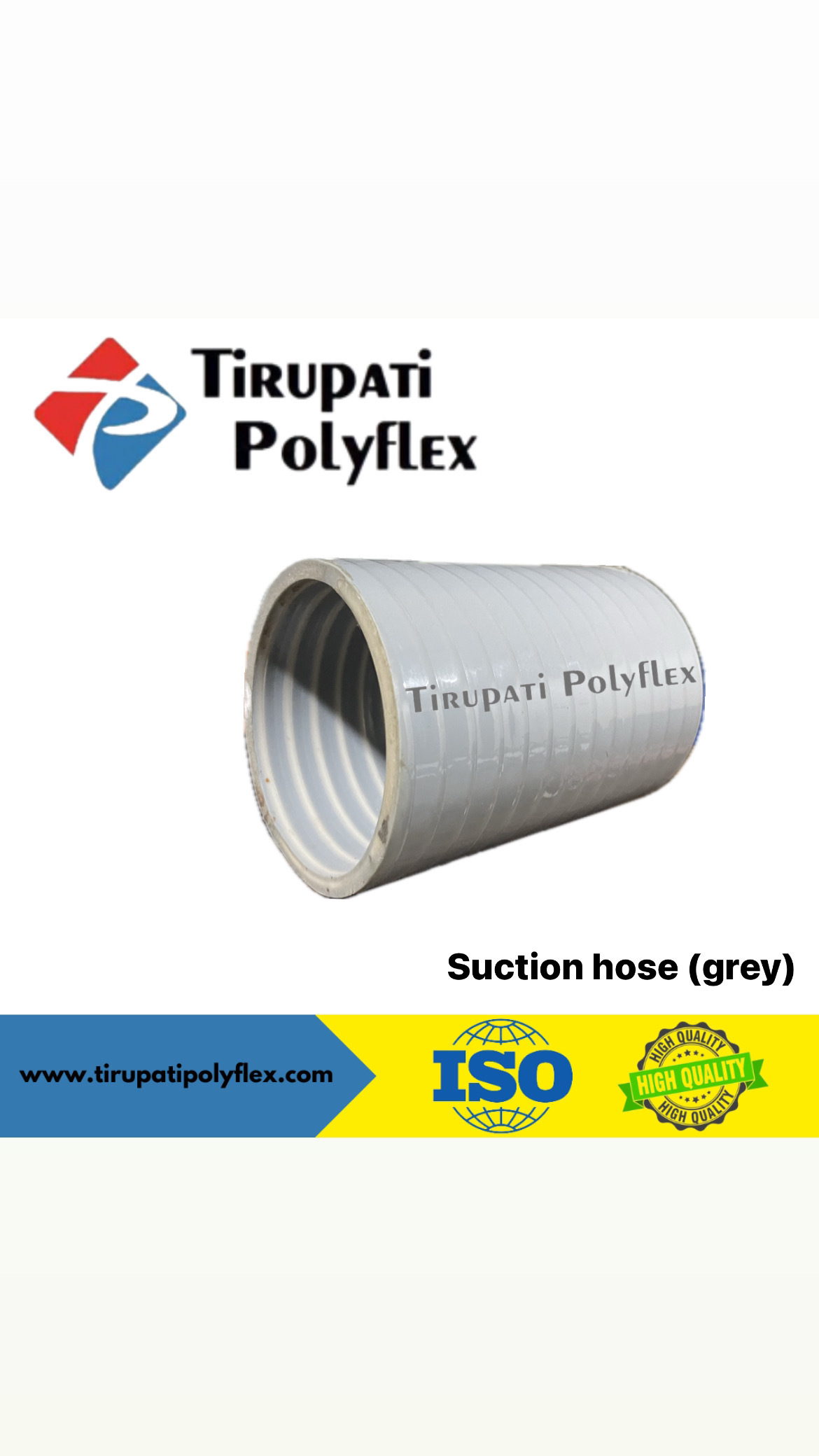 Anmol Pvc Spiral Suction Hose - 30 Meter Length, 0.75 To 8 Inches Size , All Colors Available For Agricultural And Industrial Fluid Transfer Needs