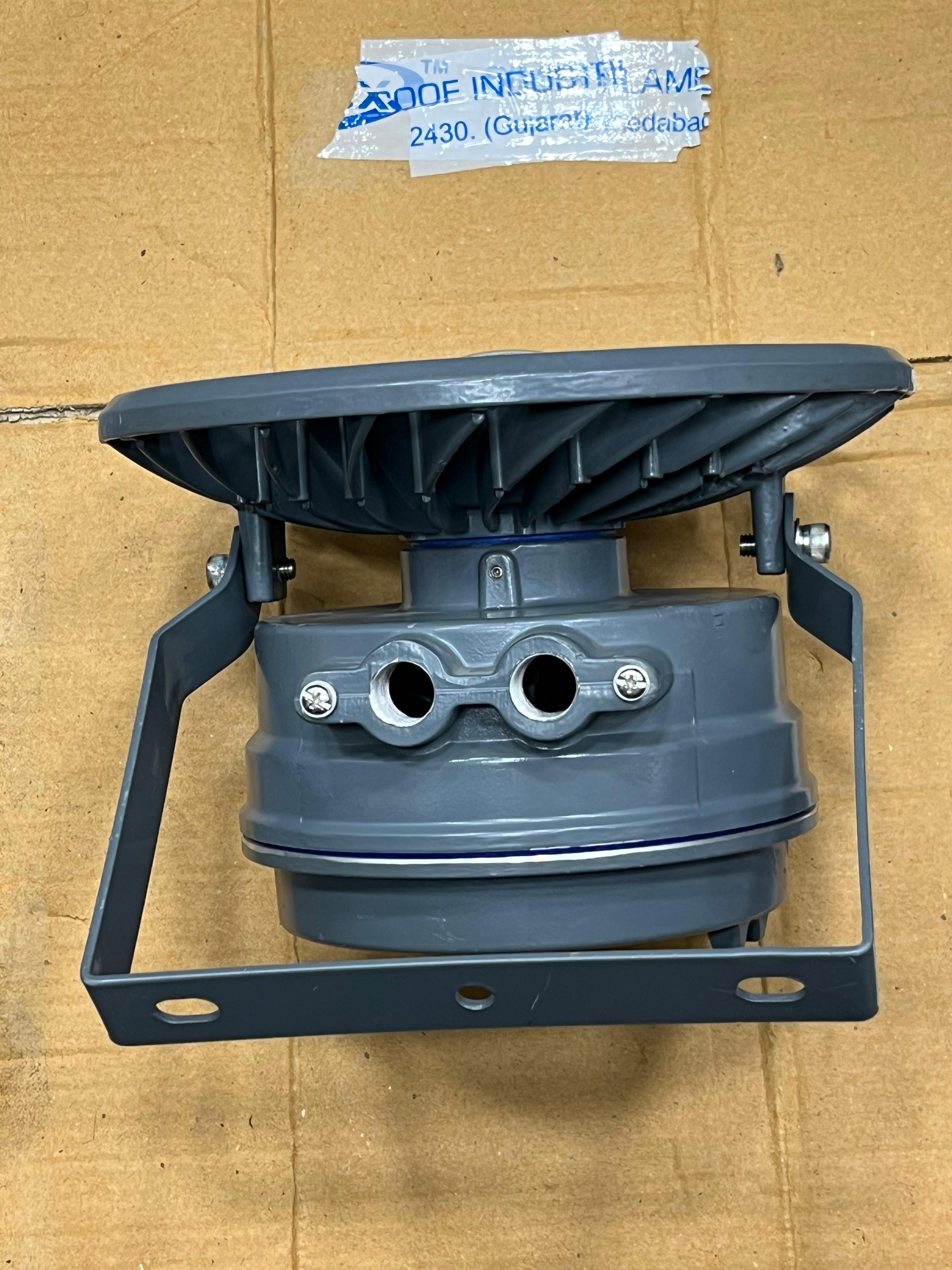150w Flameproof Led Sunflower Type Light (Flp/wp) Cimfr-peso-bis, Certified - Color: Smoke Grey Epoxy Shade 631 As Per Is-5