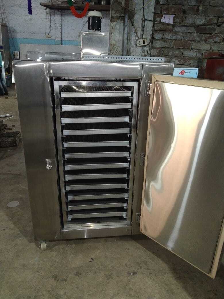 Tray Dryer - Stainless Steel & Mild Steel Powder Coated, 24 Trays Dryer , Sleek White Color With 1 Year Warranty