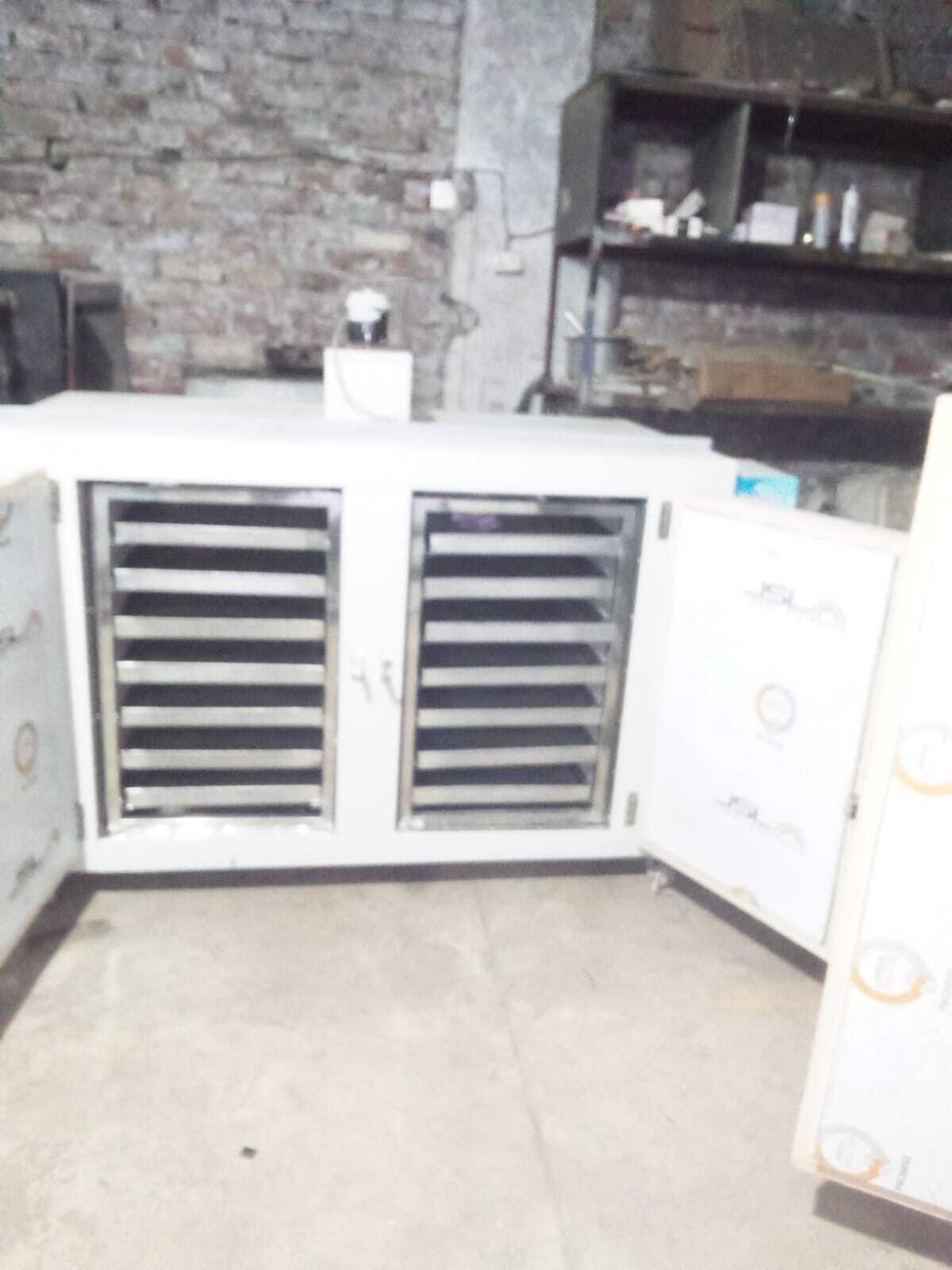 Tray Dryer - Stainless Steel & Mild Steel Powder Coated, 24 Trays Dryer , Sleek White Color With 1 Year Warranty