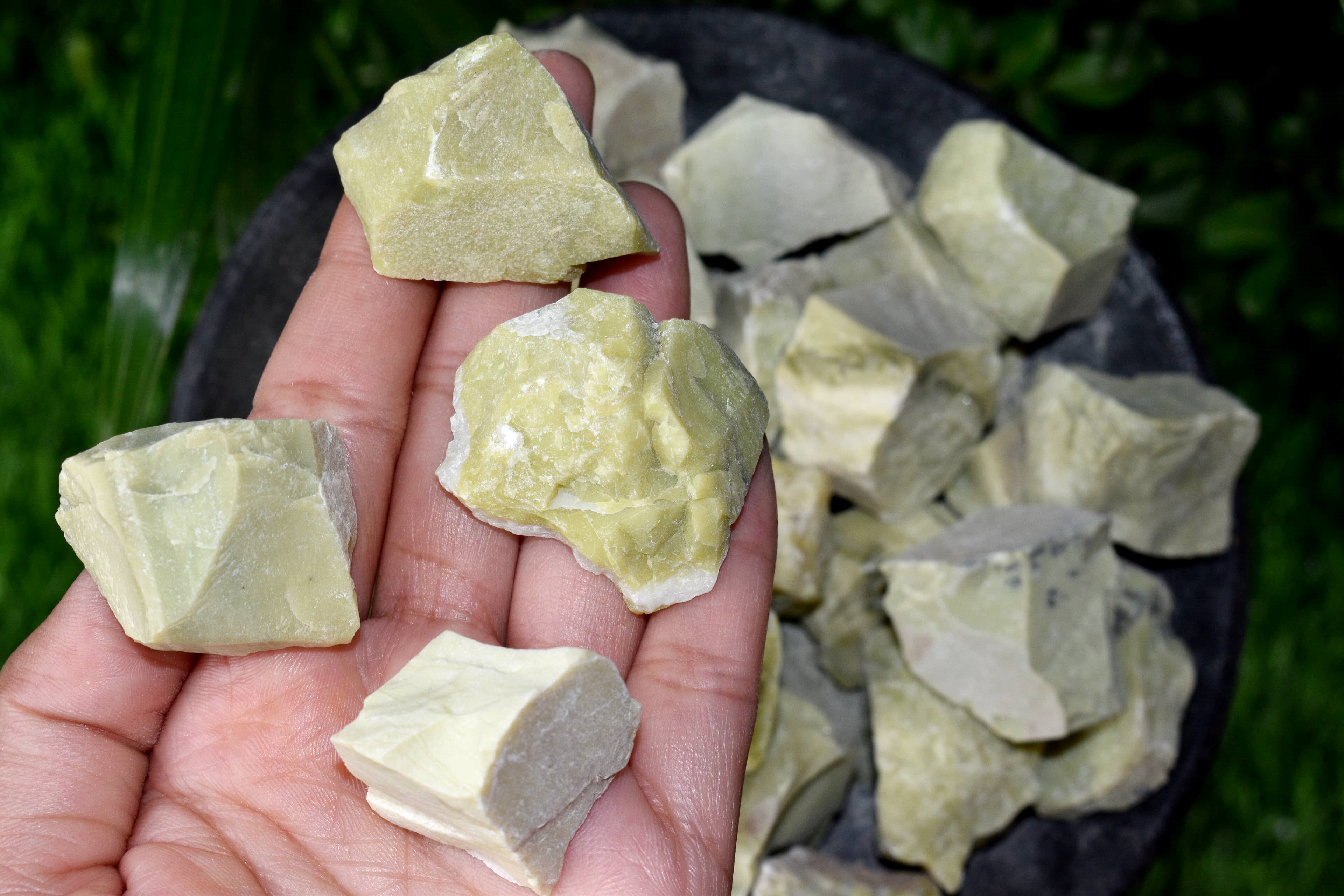 Serpentine Rough Stone Crystal Raw Stone Rough Rock - Aaa Grade Natural 1 Inch Unpolished Serpentine Crystal, Unique Patterns And Textures