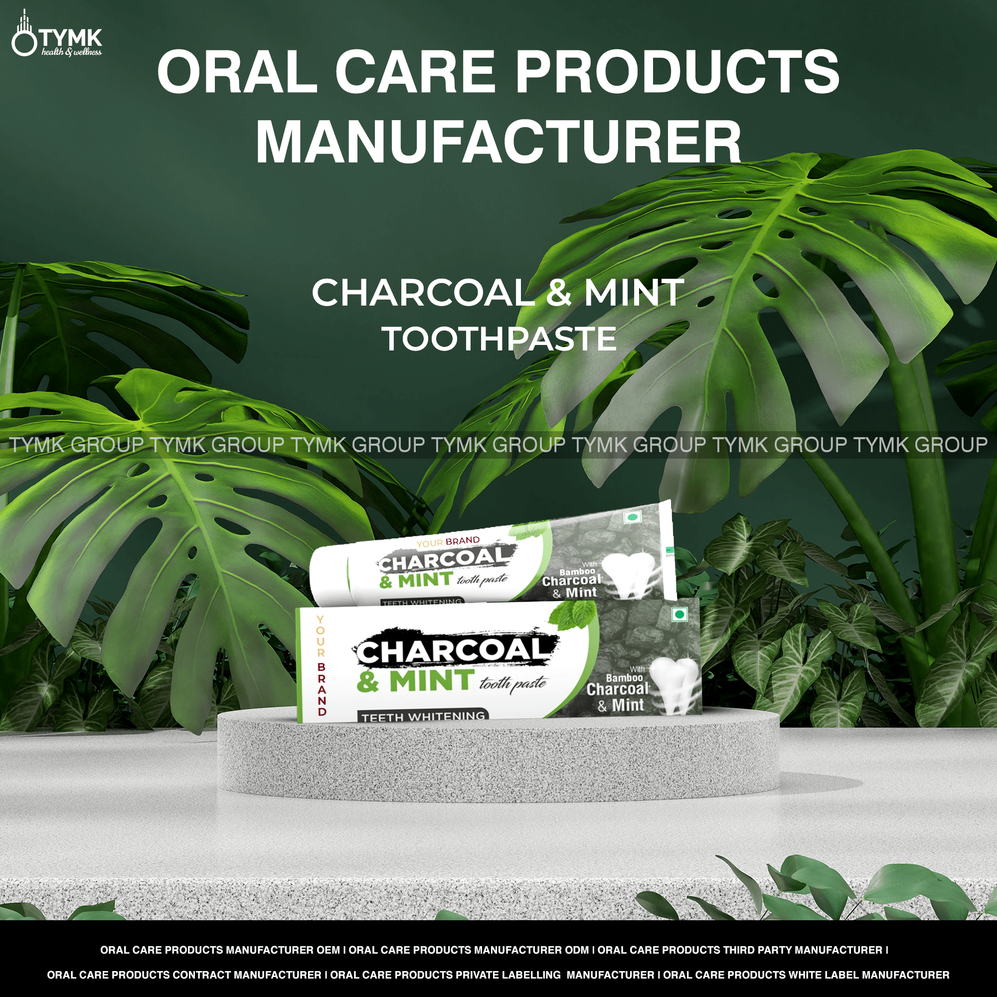 Herbal Toothpaste And Mouthwash - 150gm, 100gm, 100ml, 250ml | Customizable Formulas, Private Labelling, Multiple Age Suitability