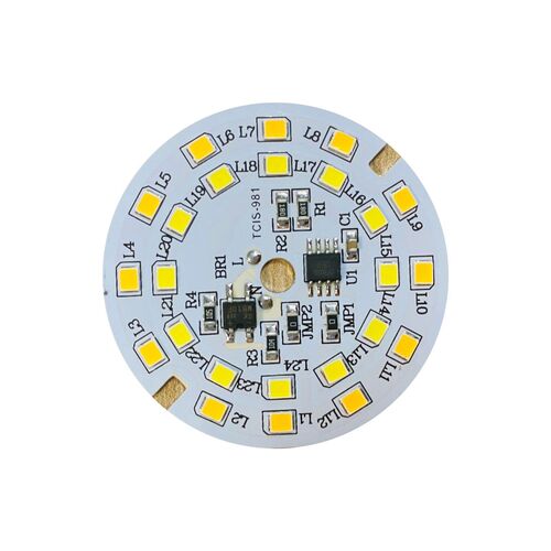 6W 3IN1 HYBRID DOB - 8W LED, 24mm Thickness, 1mm PCB Size, 50mm Diameter, Voltage 9V, 100mA, Available in CW, WW, NW | Versatile Lighting Solution