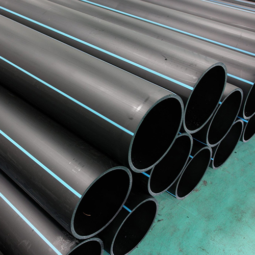 Black HDPE Pipe - Strong High-Density Polyethylene Material, Round Shape, Warranty Included | Suitable for Liquids and Gases Under High Pressure