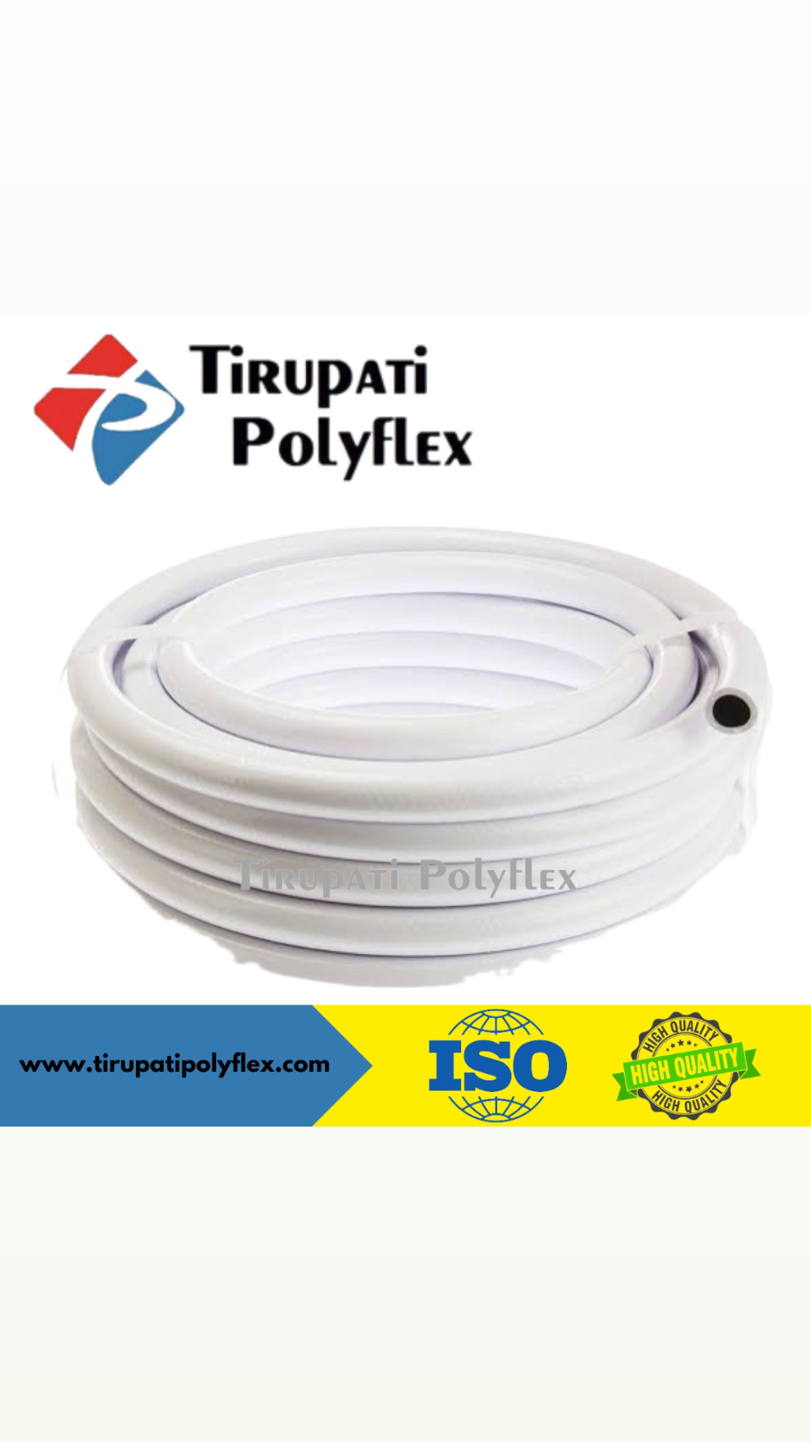 Anmol Pvc Flexible Milky White Suction Hose - 6-100 Kgs | All Colours Available, Durable And Versatile