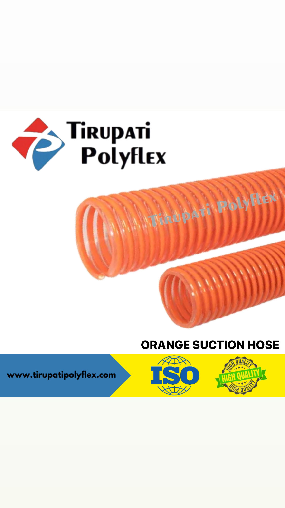 Anmol Pvc Flexible Spiral Suction Hose - Size: 0.75 To 8 Inch, Weight: 6 To 100 Kg | Maximum Suction Power, Durable, Flexible, Leak-resistant