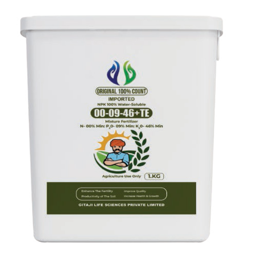 Npk-00-09-46- Water Soluble Mixture Fertilizer - Application: Agriculture