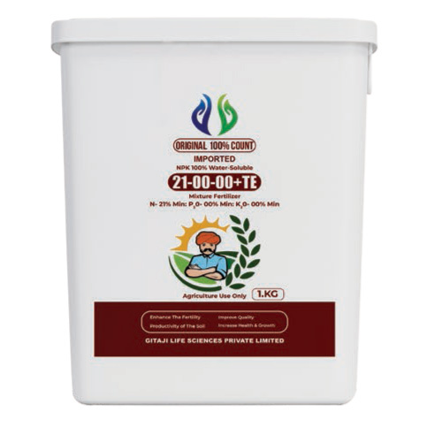 Npk-21-00-00- Water Soluble Mixture Fertilizer - Color: Black