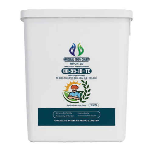 Npk-00-55-18 Water Soluble Mixture Fertilizer - Application: Agriculture