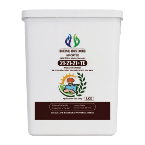 Npk-21-21-21- Water Soluble Mixture Fertilizer - Application: Agriculture