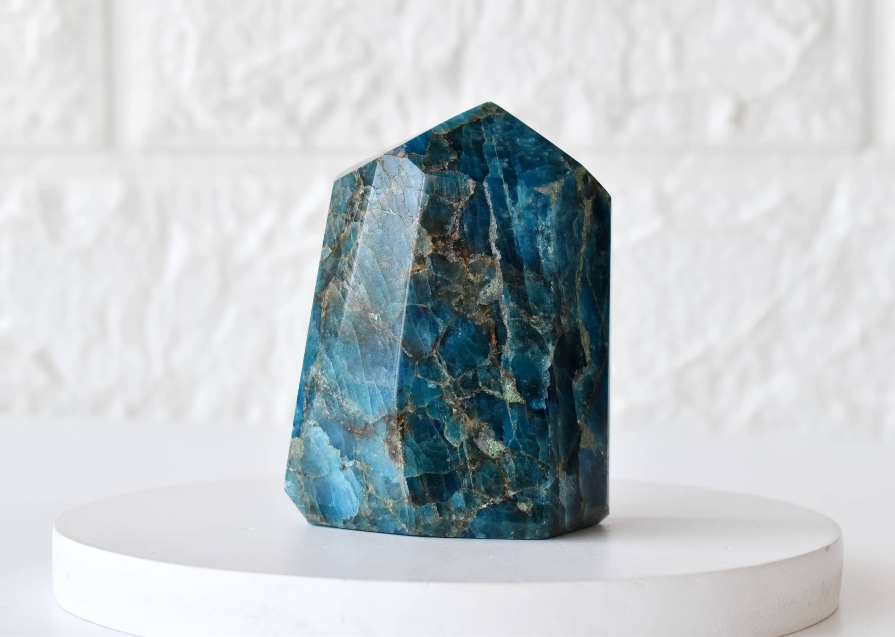 Polished Apatite Points, Pointed Apatite Crystal - Grade: Aaa