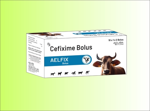 Cefixime Bolus Long Acting - Veterinary Pharmaceutical Formulation | Effective for Bacterial Infections, Designed for Easy Administration