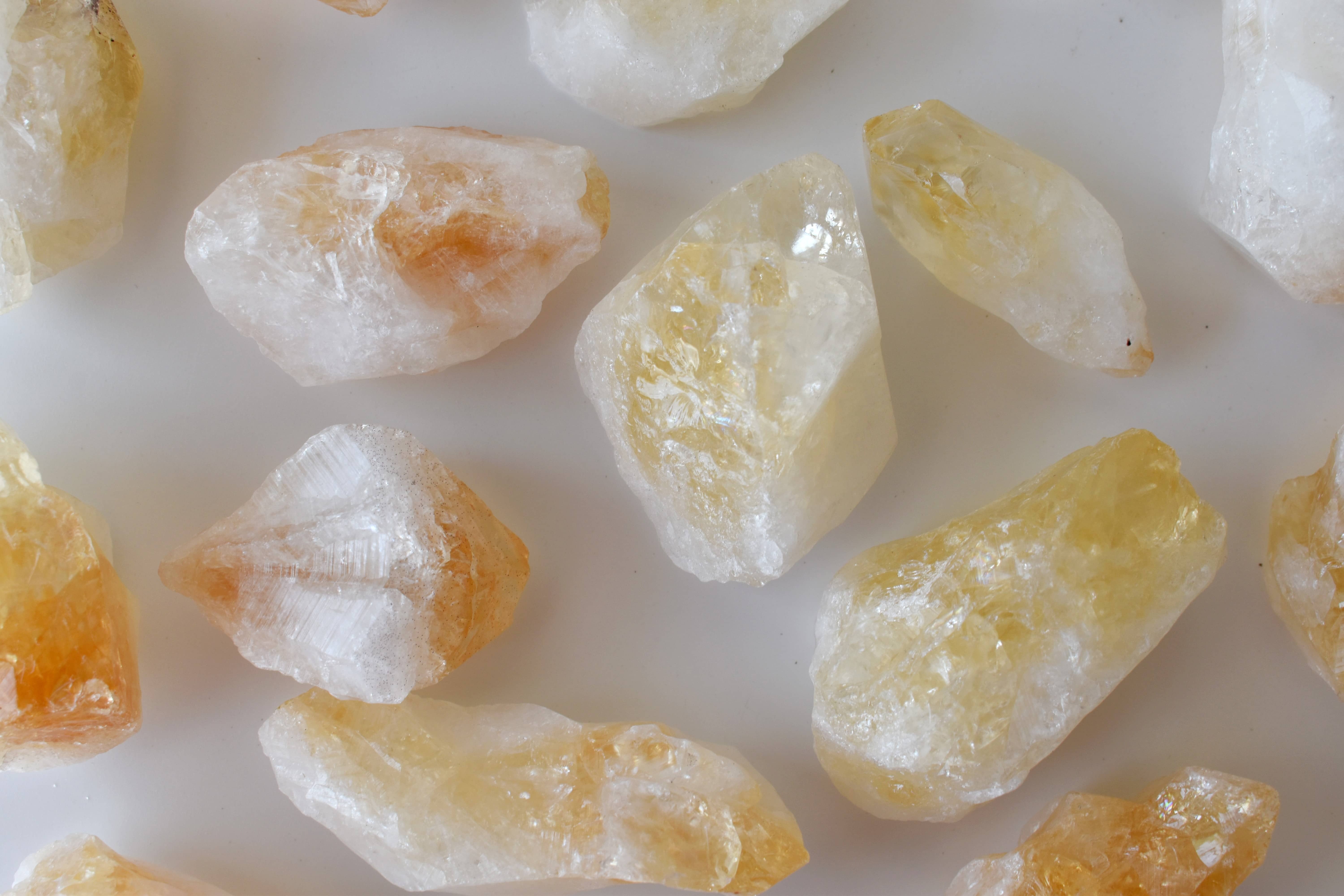 Natural Large Citrine Points, Natural Bulk Crystals at INR